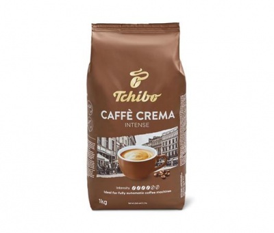 Kávé, pörkölt, szemes, 1000 g, TCHIBO "Caffe Crema Intense"