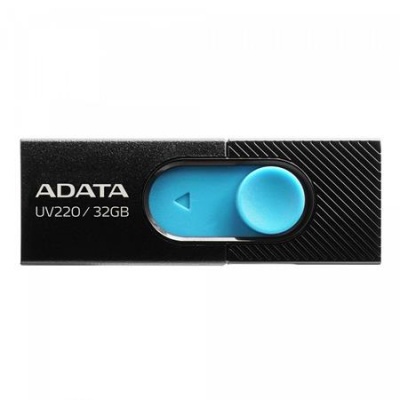 Pendrive, 32GB, USB 2.0, ADATA "UV220", fekete