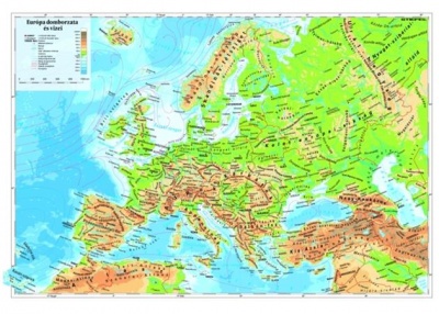 Könyökalátét, egyoldalas, STIEFEL "Európa dombozata"